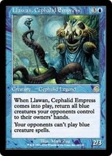 MTG MAGIC THE GATHERING - LLAWAN, CEPHALID EMPRESS - TORMENT EXCELLENT!