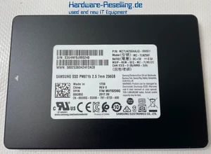 Samsung 256GB PM871b 2,5" SSD SATA III 6G MZ7LN256HAJQ-000D1 MVT02D0Q - Bild 1 von 1