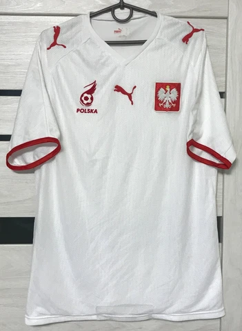 Poland Home football shirt 2007-2009 jersey Size M Puma Cover