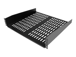 StarTech 2U 19" Negro Ventilado Universal Servidor Rack Gabinete Estante 16v - CABSHELFV - Imagen 1 de 8