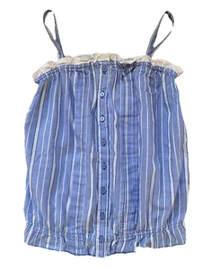 NWT GAPKIDS Girls Small 6-7 Thin Adjustable Strap TANK TOP Cool Cotton 🌞 - Picture 1 of 8