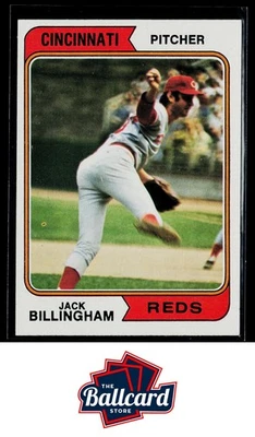 Jack Billingham 1974 Topps #158 casi nuevo Foto 1 de 2