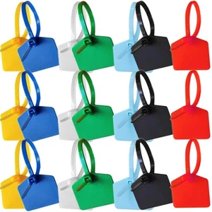 120 Pcs Nylon Cable Tie Wire Marking Tags Zip with Label Identification - Photo 1/12