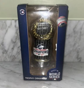 Atlanta Braves 2021 World Series Champions Resin Trophy Christmas Ornament Foco - Picture 1 of 5
