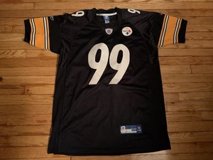 Camiseta deportiva para hombre Pittsburgh Steelers Brett Keisel #99 Reebok On-Field 52 cosida - Imagen 1 de 6