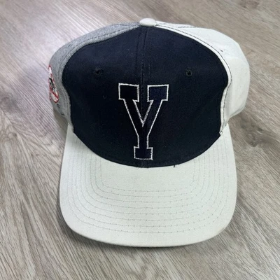 De Colección Starter New York Yankees Sombrero Snapback MLB Béisbol Letterman Gorra Azul Blanca Foto 1 de 4