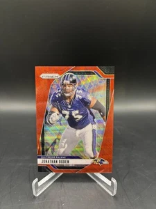 2024 Panini Prizm Jonathan Ogden Red Wave Prizm /230 Baltimore Ravens #25 - Picture 1 of 2