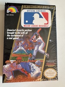 Major League Baseball LJN NES CIB