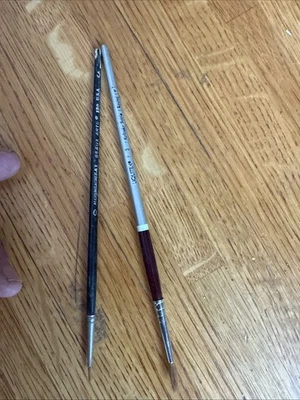 Grumbacher Beaux Arts 190 0 Liquitex Redondo 9 Kolinsky Sable Cepillos Foto 1 de 4