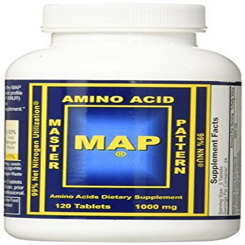 Master Amino Acid Pattern (MAP) 120 Count (Pack of 1) 
