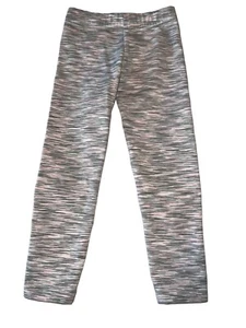 Dori Creations Little Girls Pale Pink Gray Space Dye Ankle Leggings Size 4 - Picture 1 of 2