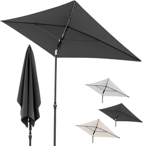 Doppler Sonnenschirm Für Den Garten Rethink 180X120Cm in Dunkelgrau - Rechteckig - Bild 1 von 8