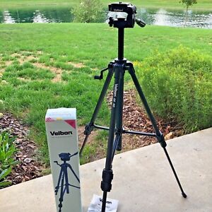 Velbon DF-40 Deluxe Lightweight DUAL FUNCTION Tripod for photo and Video Cameras