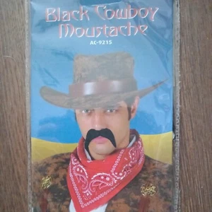 Cowboy Western Cosplay Tache Moustache Stag Porn Star Accessories - Picture 1 of 3