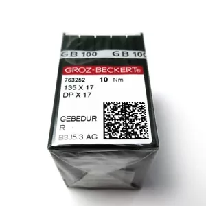 100 Groz-Beckert Gebedur 135x17 DPX17 Titanium Sewing Machine Needles - Picture 1 of 1