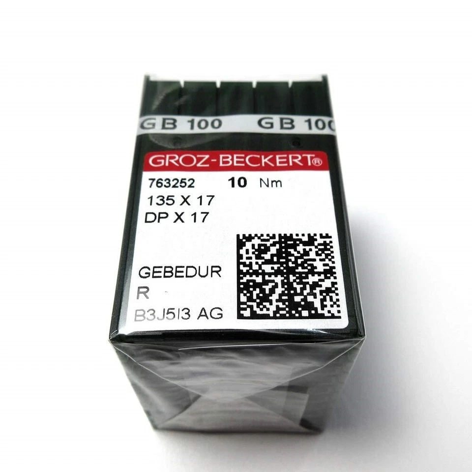 100 Groz-Beckert Gebedur 135x17 DPX17 Titanium Sewing Machine Needles