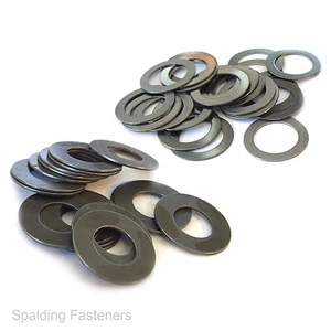 Metric Self Colour Steel Shim Washers - 1mm Thick - Picture 1 of 2