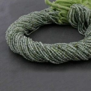 Prehnite Rondelle Faceted 2mm Natural Loose Beads 12"inch 5 Strand - Picture 1 of 3
