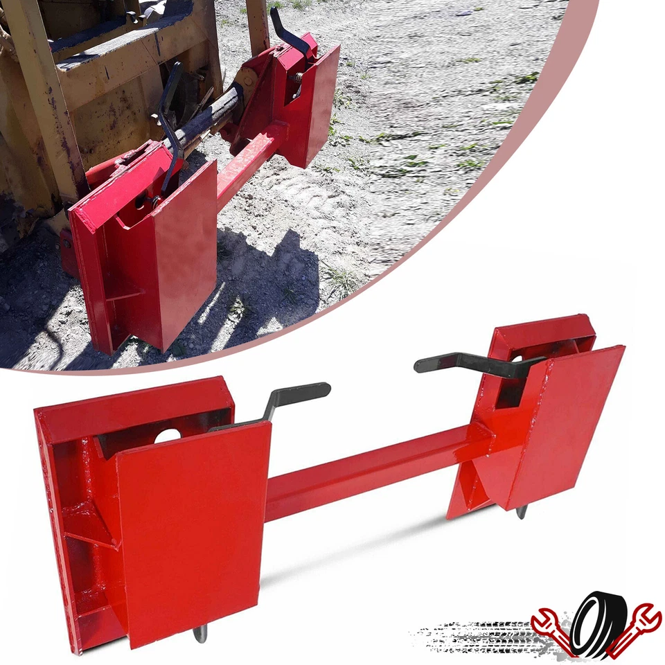 4000LBS Skid Steer Quick Tach Conversion Adapter Plate  Attachment For Bobtach - Image 1 of 4