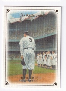 Babe Ruth 2007 Upper Deck Masterpieces Card #2    