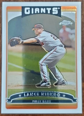 2006 TOPPS CHROME LANCE NIEKRO SAN FRANCISCO GIANTS CARD #219 NM/MT - Image 1 of 2