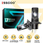 ESSGOO H4 9003 HB2 100W LED Scheinwerfer 30000LM 6500K Halogen Weiß Hi-Low Beam