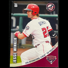 2016 International League Jesse Winker #28 Top Prospect Minor League Pre RC Mint
