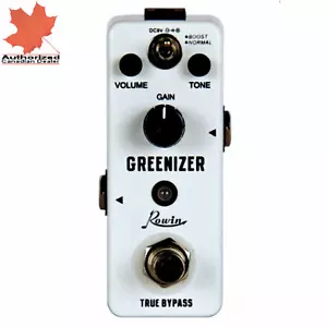 Rowin LEF-323 Greenizer Overdrive Screamer True bypass Guitar Effect Pedal FX - Picture 1 of 7