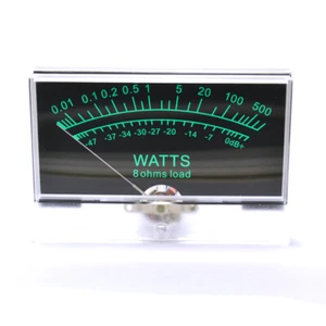 H-10050 Panel Meter Schwarzweiß Hintergrund VU (DC500uA) Audio-Geräte Verwendung - Picture 1 of 6