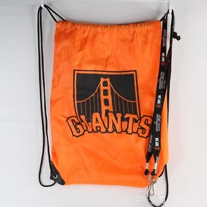 San Francisco Giants Baseball Nylon Cinch Backpack Lanyard Lot Of 14  - Picture 1 of 3