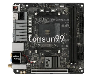 Placa madre para juegos Asrock Fatal1ty B450-ITX/AC AM4 Mini ITX DDR4-SDRAM - Imagen 1 de 4