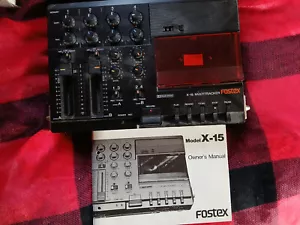 Fostex X-15 Lettore di cassette multitracker senza cavo di alimentazione/adattatore - Foto 1 di 21