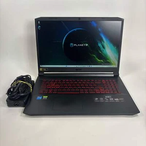 Broken Acer Nitro 5 17.3" i7-11800H 16GB RAM 1TB SSD RTX 3050 Ti Bright Spots - Photo 1/10