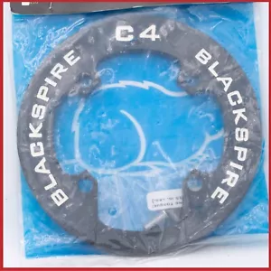 NOS BLACKSPIRE C4 SUPER GOD BASHGUARD CHAINGUARD 104 MOUNTAIN BIKE 4 ARMS BLACK - Picture 1 of 2