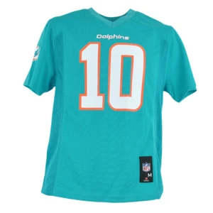 NFL Miami Dolphins Tyreek Hill #10 Teal Short Sleeve Kids Youth Jersey  - Picture 1 of 4