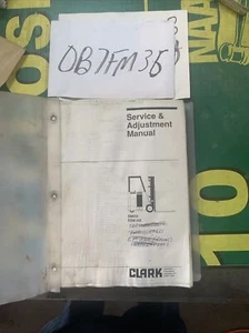 Clark ESM245 MAINTENANCE SERVICE REPAIR MANUAL Fork Lift Truck, GUIDE SM556 - Picture 1 of 11