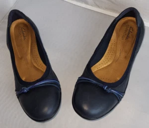 Collection By Clarks 2 Ashland Spin Shoe Ultimate Comfort Mary Jane Blue 8.5 - Picture 1 of 12
