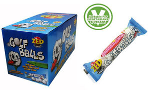 ZED CANDY GOLF BALLS BubbleGum VEGAN HALAL Retro Sweets Chewing BubbleKing  