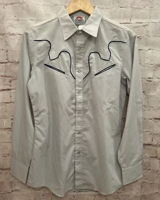 Saturdays In California Shirt Mens Medium Vintage Pearl Snap Western - Image 1 of 4