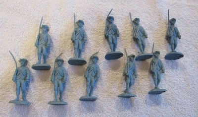 Original BARZSO Marching Rev War American Infantry from Rev War Camp Playset !!  - Image 1 of 4