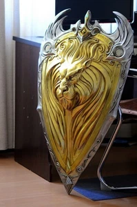 HCMY World of Warcraft Llane Lion Shield Limited Collectible Prop Model In Stock - Picture 1 of 10