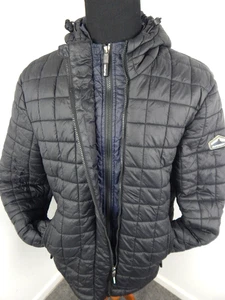 Superdry “Fuji Sport” Padded Hooded Men’s Jacket 2XL Black - Picture 1 of 9