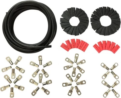 Drag Specialties Custom Cable Kit - Black Motorcycle Street Bike 2113-0672 - Image 1 of 3