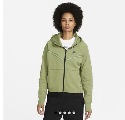 NWT Nike Women's Tech Fleece Sportswear 'Alligator' Windrunner CW4298-334 Small - Image 1 of 4