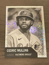 2022 Topps Chrome Platinum Black & White Mini Diamond Cedric Mullins #452