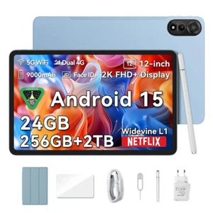 Blackview Mega 2 4G Tablette Android 15 12 Pouces 24GB+256GB FHD+ 2K 9000mAh - Photo 1/12