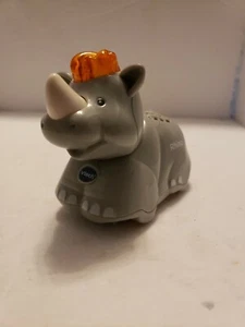 Vtech Go! Go! Juguete Ryan Rhino gris animales inteligentes - Imagen 1 de 3