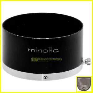 Paraluce Minolta D57KH x obiettivo Tele Rokkor-PF 135mm f2,8 Genuine metal hood - Imagen 1 de 5