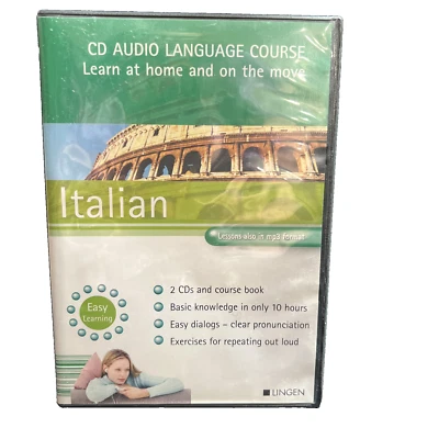 Italian - Audio Language Easy Learning 2 CD set & Course Book LINGEN Y2K - Image 1 of 4
