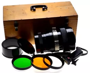 Mto 10/1000 ca mirror-meniscus telephoto russian lens filters wooden keeper - Picture 1 of 8